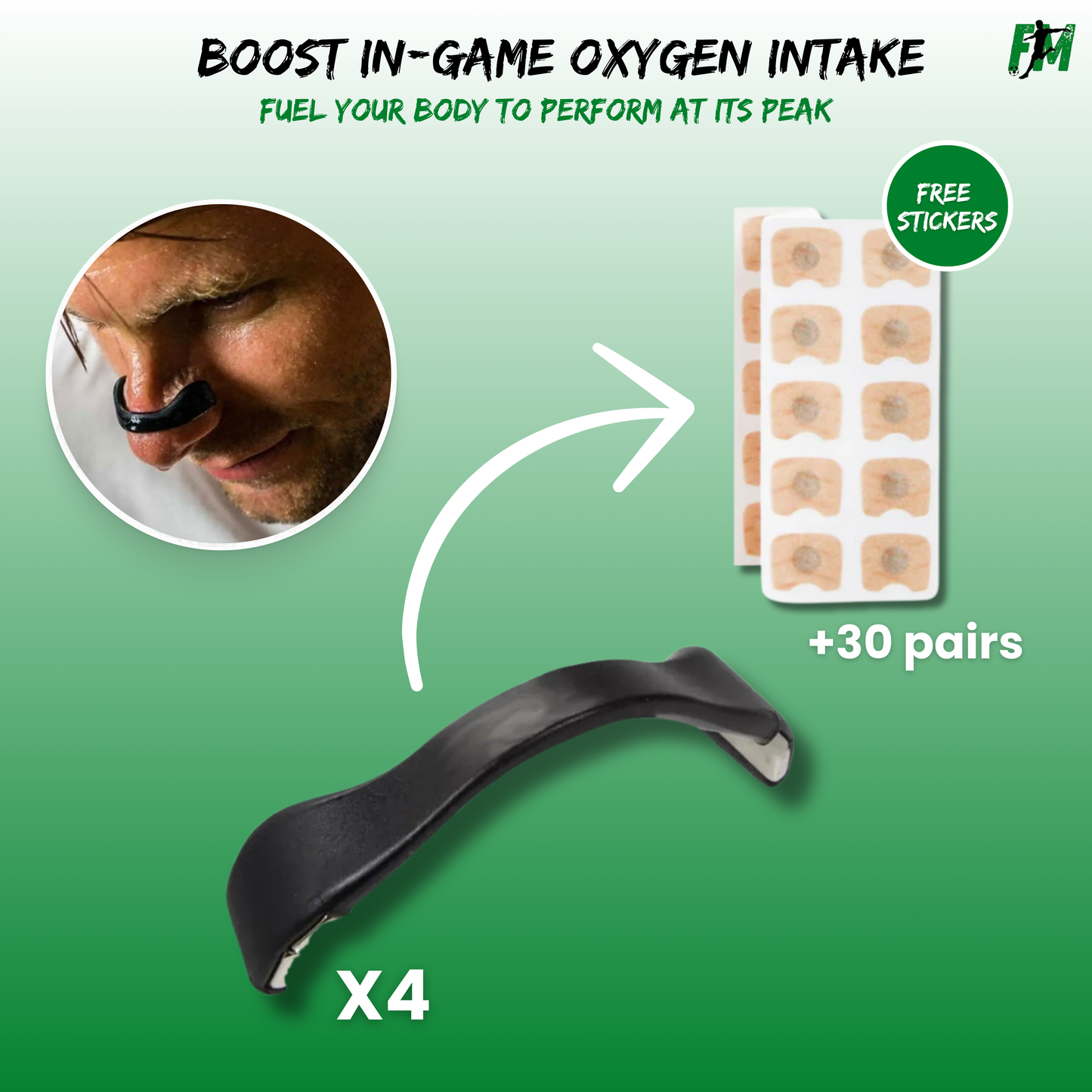 OxyBreather™ - Magnetic Nasal Strip Kit